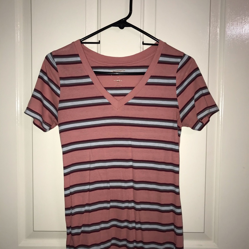 Arizona Stripes V-Neck T-Shirt